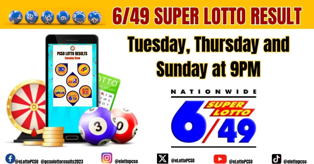 6/49 Lotto Result November 21, 2023