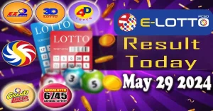 E Lotto Result May 29 2024